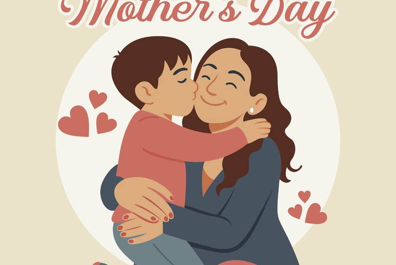 Happy Mothers Day Huge Her Boy