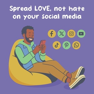 Man Using Social Media with His Smartphone