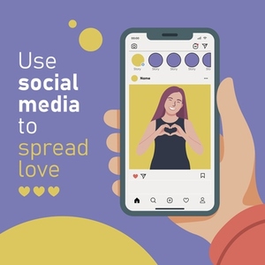 Social Media Use Campaign with Smartphone