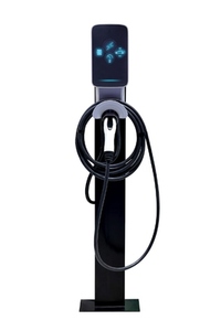 Power cable pump plug in charging power to electric vehicle EV c Power cable pump plug in charging power to electric vehicle EV c