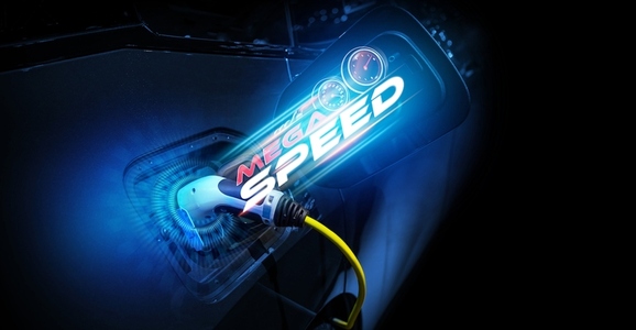 Power cable pump plug in charging power to electric vehicle EV c Power cable pump plug in charging power to electric vehicle EV c