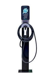 Power cable pump plug in charging power to electric vehicle EV c Power cable pump plug in charging power to electric vehicle EV c