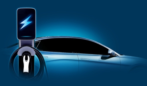 Concept of Power cable pump plug in charging power to electric v Concept of Power cable pump plug in charging power to electric v