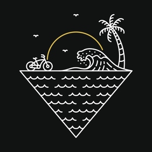 Cycling to the Waves