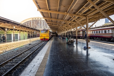 Bangkok  Thailand   March 3  Hua Lamphong Railway Station was r