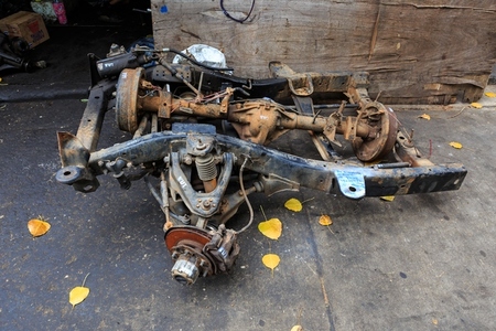 Used engines car from Japan are being disassembled for sale as s