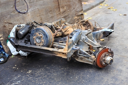 Used engines car from Japan are being disassembled for sale as s