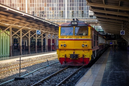 Bangkok  Thailand   March 3  Hua Lamphong Railway Station was r