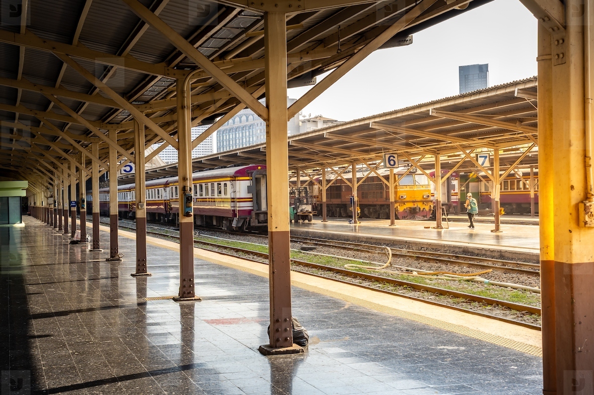 Bangkok  Thailand   March 3  Hua Lamphong Railway Station was r