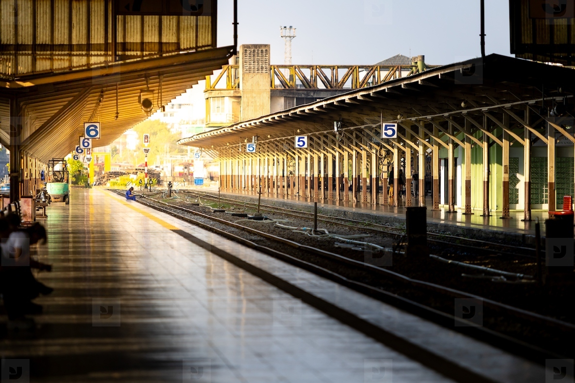 Bangkok  Thailand   March 3  Hua Lamphong Railway Station was r
