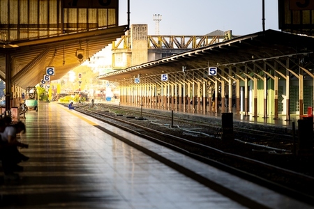 Bangkok  Thailand   March 3  Hua Lamphong Railway Station was r