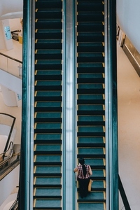 Escalator in Mall