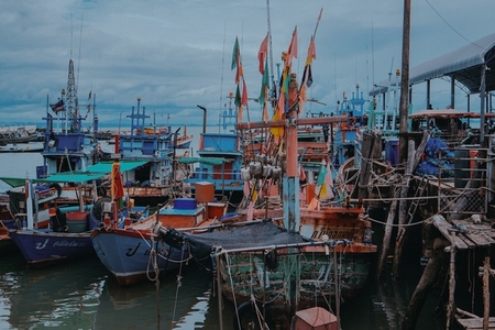 Fishing Boats in Thailand Fishing Boats in Thailand