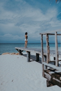 Woman at Beach Woman at Beach