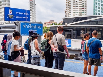 BANGKOK  THAILAND   AUGUST 26  2025  The atmosphere is cloudy a