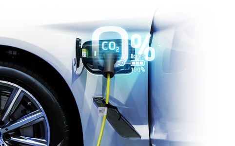 Power cable pump plug in charging power to electric vehicle EV c