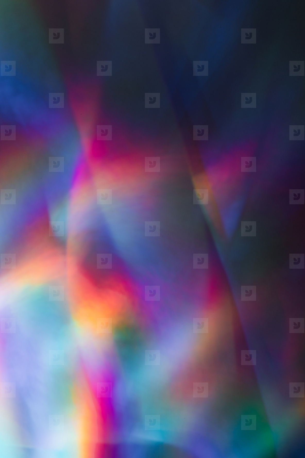 Soft colorful abstract background with blurred light reflections in purple  blue  and pink tones  creating a dreamy gradient texture
