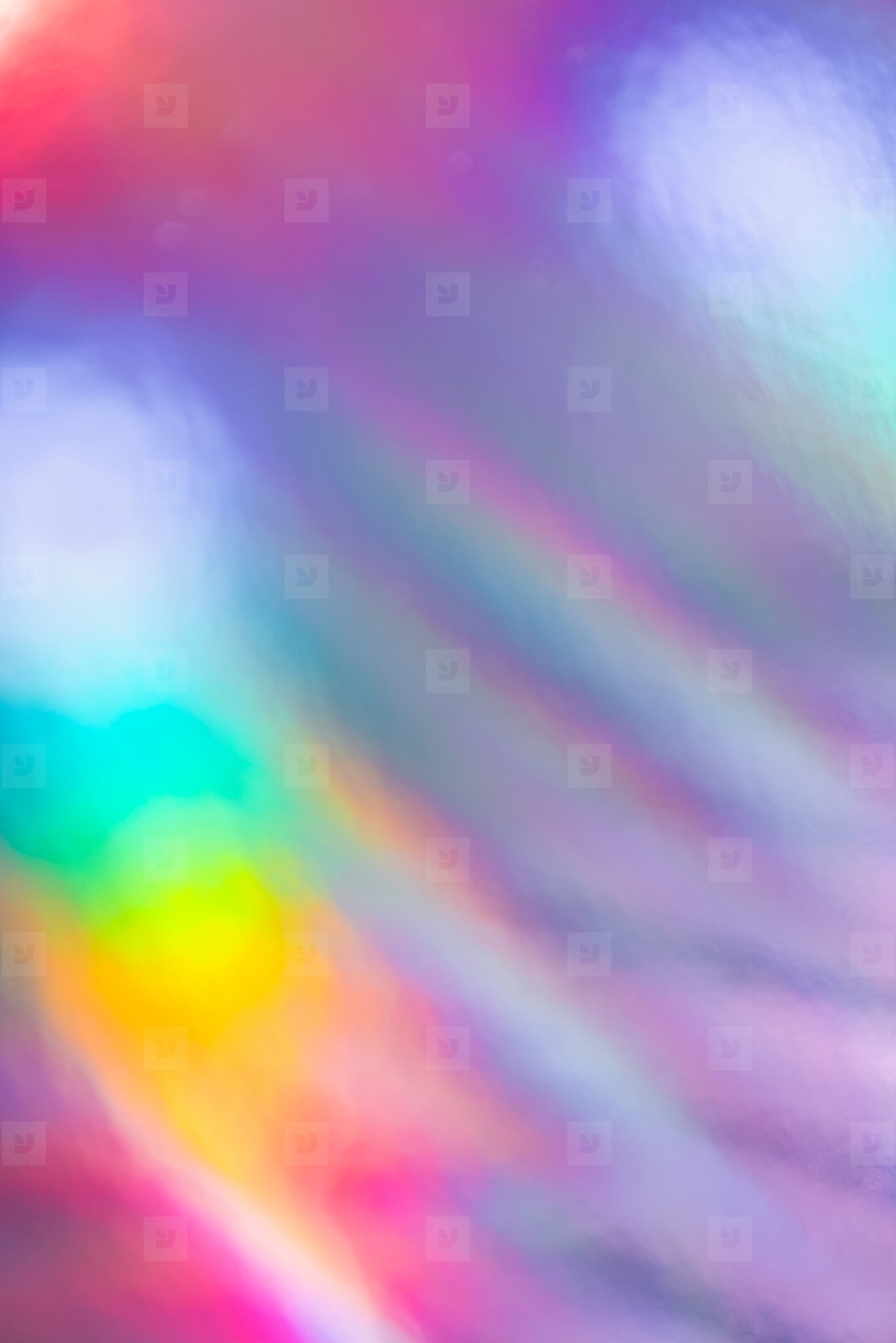 Soft colorful abstract background with blurred light reflections in purple  blue  and pink tones  creating a dreamy gradient texture