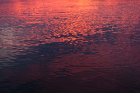 sunset ripples