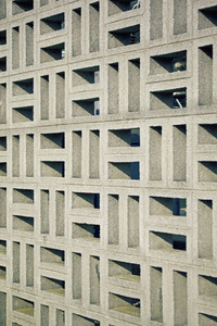 Concrete wall pattern
