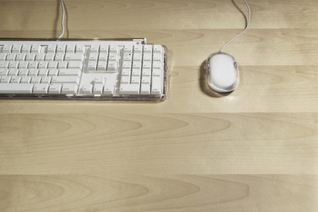 Keyboard on office desk