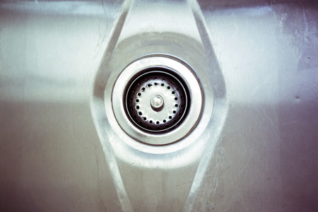 Stainless steel sink drain
