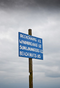 beach sign