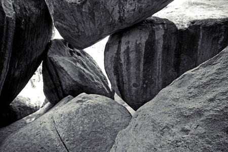 Boulders on Virgin Gorda beach