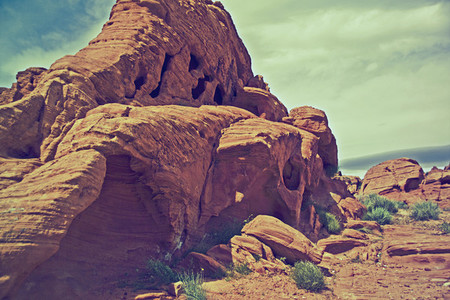 Desert rock formation