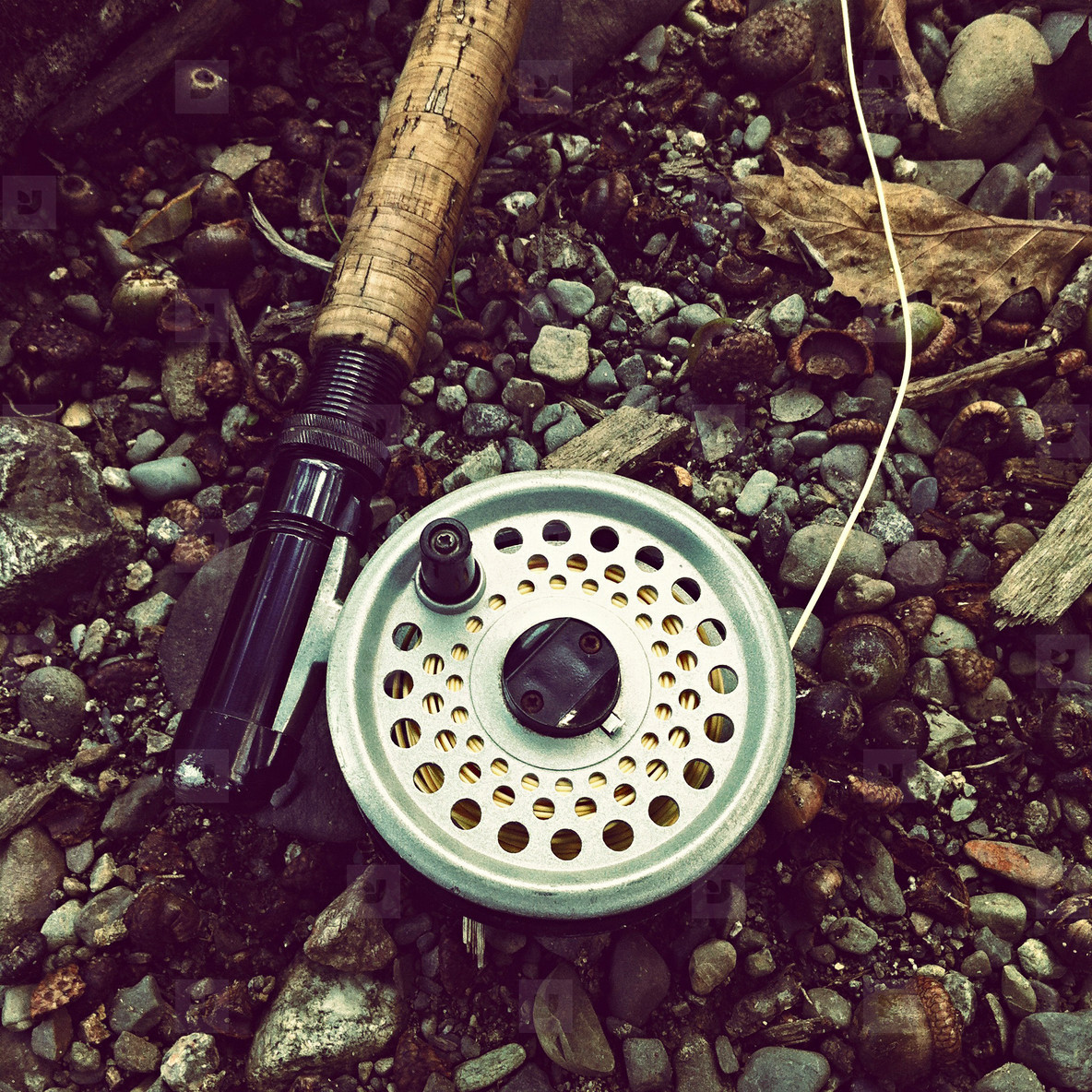 Fly rod and reel stock photo (38702) YouWorkForThem