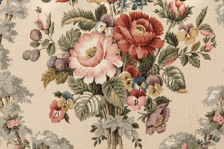 Vintage Floral Fabric Pattern