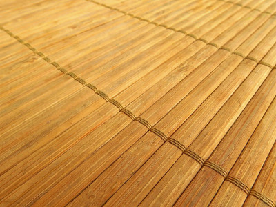 Bamboo background  The mat is ma
