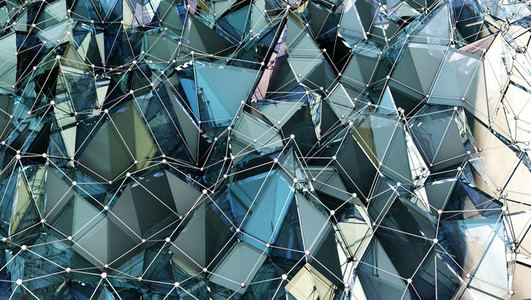 Sapphire Polygonal Surface