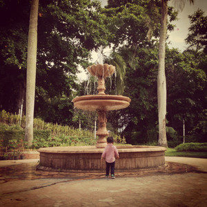 Child at Fountain