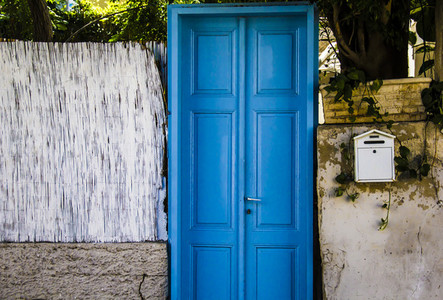 Decorative Blue Door