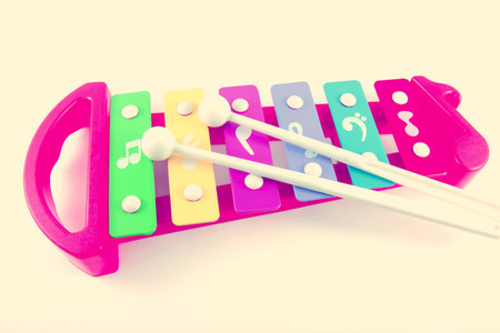 Retro toy xylophone