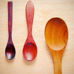 wooden kitchen spoons