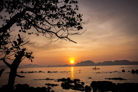 Sunset in Southern Thailand