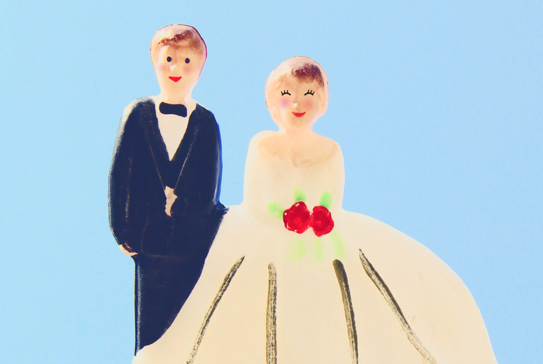 wedding couple doll