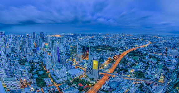 Bangkok at dusk