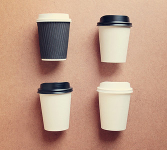 Paper coffee cup mock up