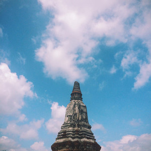 Temple at Ayutthaya  Thailand