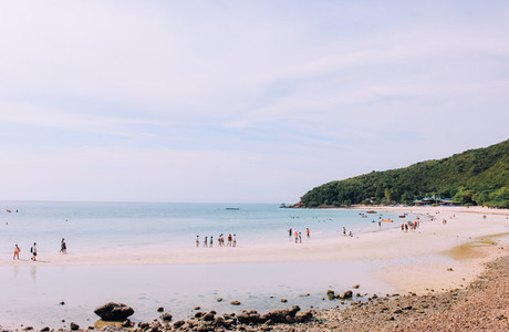 Landscape of summer beach sea