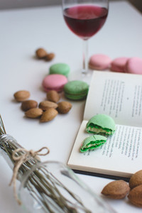 Relax time with macarons