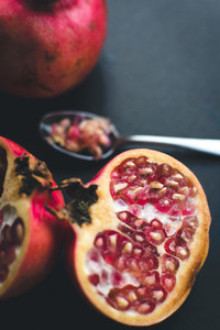 Fresh pomegranate seeds