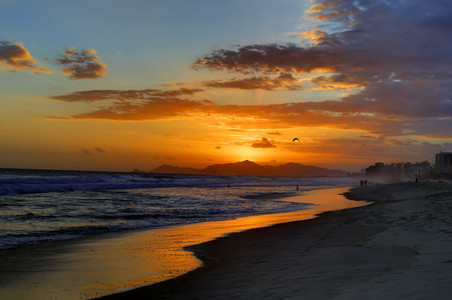 Sunset on Barra Beach