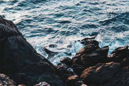 Rocks in the ocean