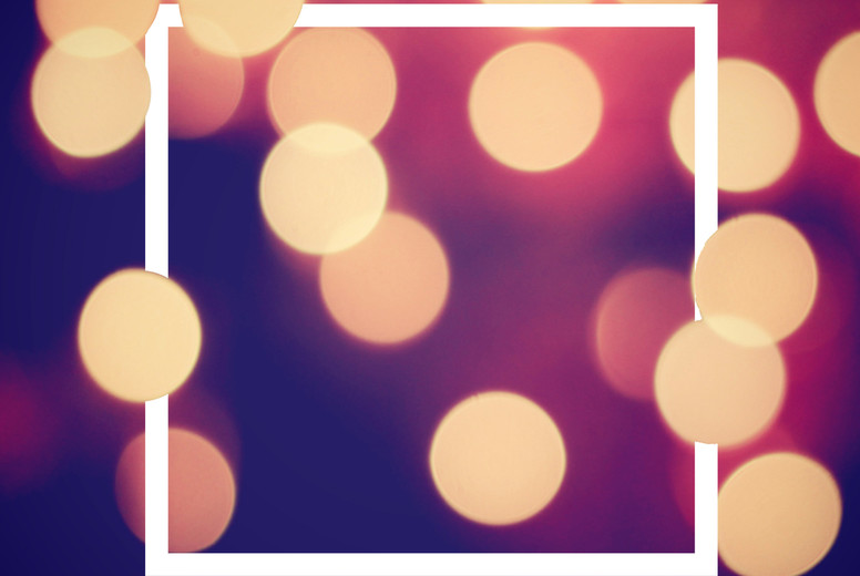 bokeh light and design frame