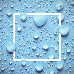 drops of water and design frame