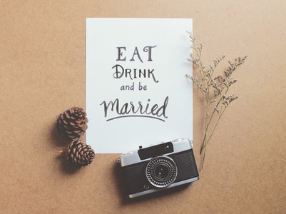 Eat drink and be married quote